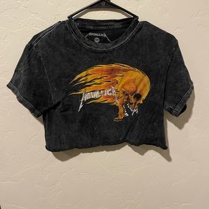 Metallica Crop Top